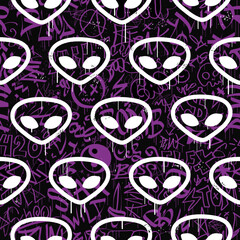 Graffiti seamless pattern wallpaper art.Vector graphic background illustration.Graffiti lettering,urban art seamless pattern wallpaper print concept