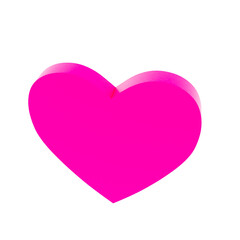 3D Heart Shaped Boxes Render Valentine's elements PNG