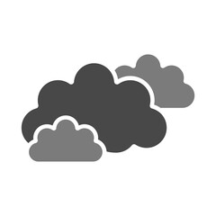 Fototapeta premium Clouds Icon