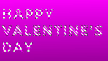 happy valentine day pink illustration image