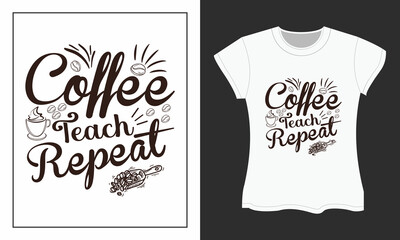 Coffee SVG cut files design. Coffee SVG t-shirt design. Coffee t-shirt design.