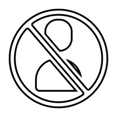 No entry sign. Stop signs collection