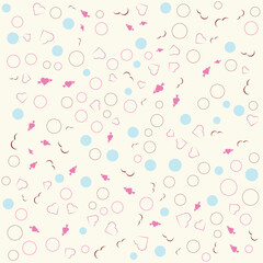 Valentine red hearts with pattern, different vector seamless patterns, seamless patterns for Valentine's Day. Hearts, arrows of cupid, messages of love