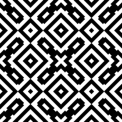 Ethnic ornament. Tribal wallpaper. Embroidery background. Ethnical folk image. Tribe motif. Ancient mosaic. Digital paper, web design, textile print, backdrop. Seamless abstract art. Vector artwork.