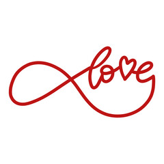 Love symbols logo in Valentine's Day Background on white background ,for February 14, Vector illustration EPS 10