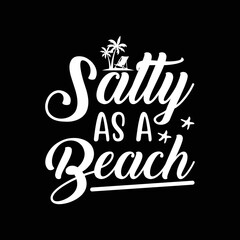 salty as a beach