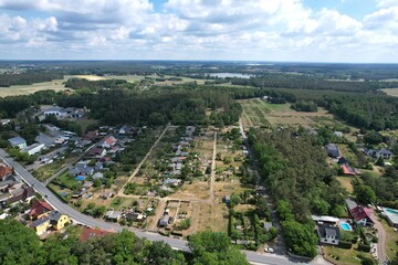 Bad Liebenwerda, Bergstraße mit Kleingartenanlage  2022 