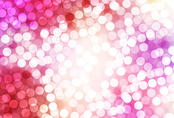 Light Red, Yellow vector texture with disks.