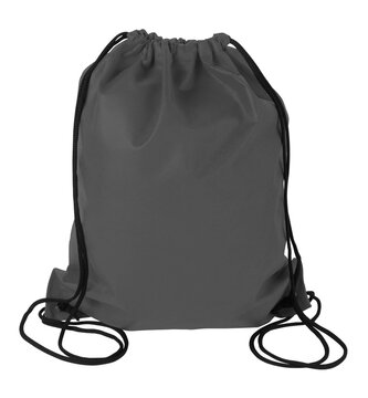 drawstring pack isolated