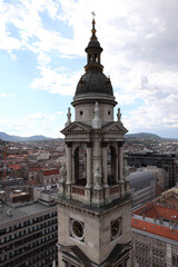 View of Budapest from the top of St. Stephen's Basilica.Budapest, Hungary