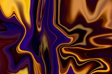 Modern and new style multicolor swirl liquid marble pattern background, Decorative and swirl marbling effect silk background, modern multicolor mixed acrylic liquid marble texture for any design.