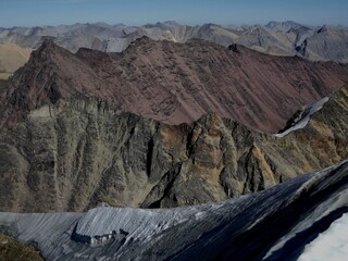 View at the summit of Obstruction Mountain