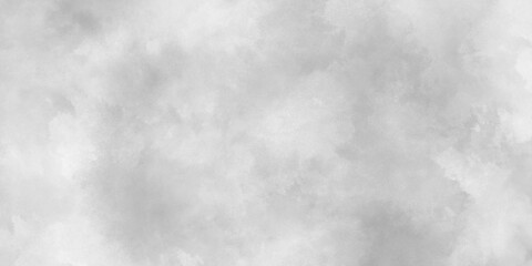 Abstract cloudy silver ink effect white paper texture, Old and grainy white or grey grunge texture, black and whiter background with puffy smoke, white background illustration.