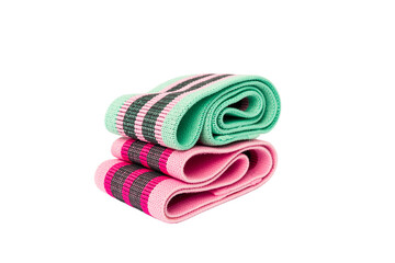 Resist bands isolated on white background