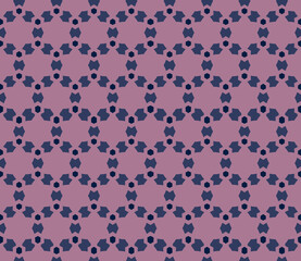 Seamless pattern of interlacing circles 
