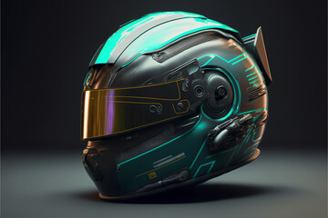 Helmet, Generative AI, Illustration