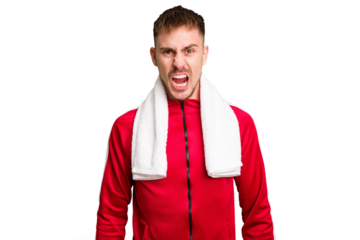 screaming very angry and aggressive.