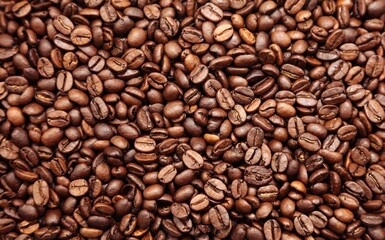 Roasted coffee beans