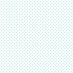 white and aqua polka dot pattern, seamless texture background