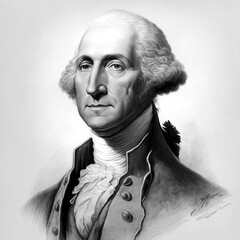Portrait of George Washington - 561605413