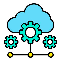 Saas Filled Line Icon