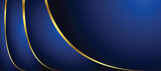Luxury blue and golden background