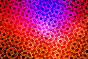 Dark Pink, Red vector texture with disks.