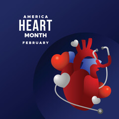 America Heart Month February Moment