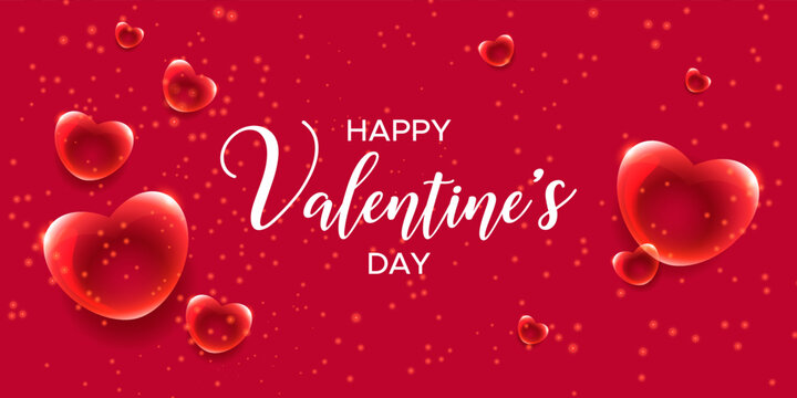 Happy Valentine's Day vector image design.	
