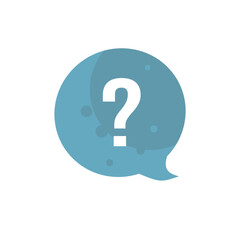Question mark icon. Help symbol. FAQ sign
