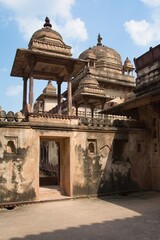 Citadel of Jahangir. Orchha, Madhya Pradesh, India.