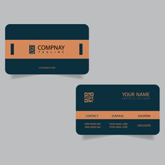 Fototapeta premium Corporate or Personal Visiting Card or Business Card Design Template