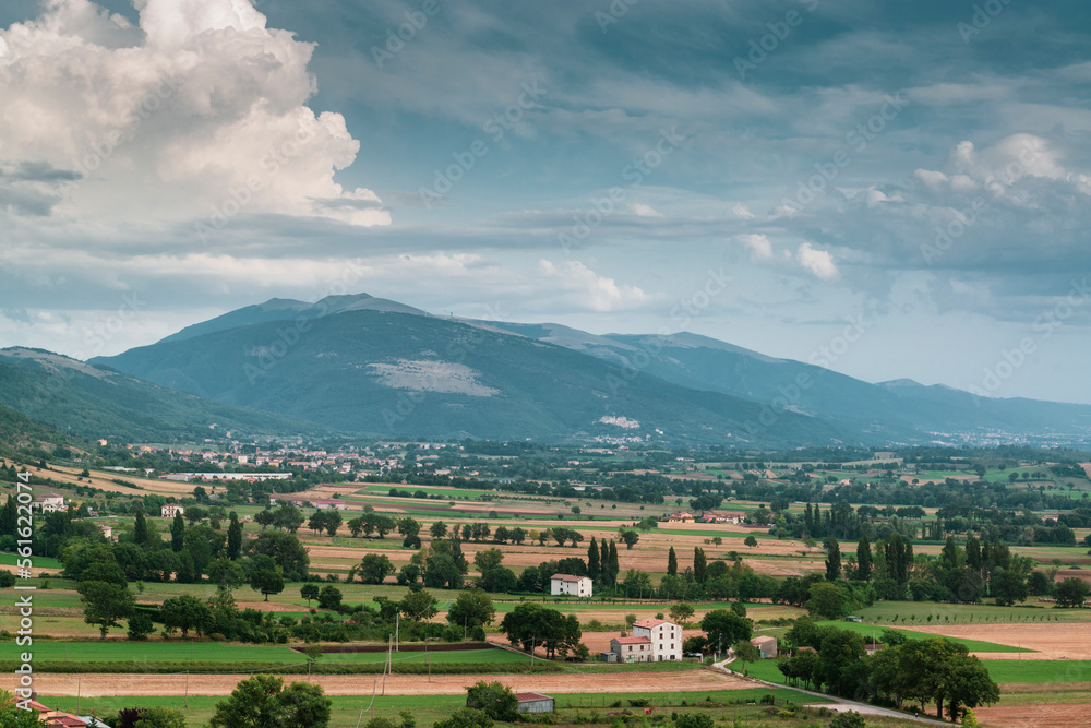 Sticker Umbria countryside view