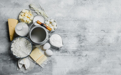 Fresh dairy products .