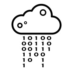 cloud computing concept - icon