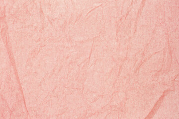 Texture of pink background of wavy corrugated paper