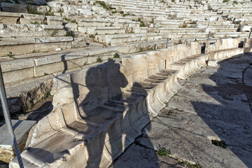 Panoramic view of Acropolis of Athens, Greece