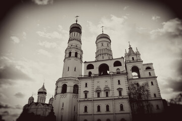 Fototapeta na wymiar Moscow Kremlin architecture. Popular landmark.