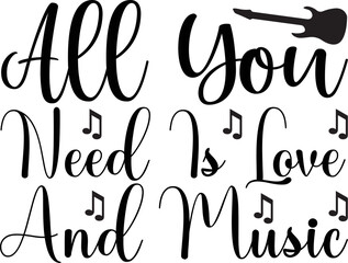 all you need is love and music