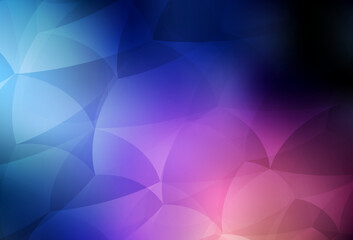 Obraz premium Dark Blue, Red vector texture with triangular style.