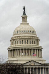 Obraz premium Dome of the US Congress Building