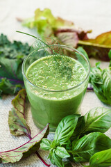 green smoothie, healthy concept for magazines