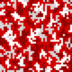 Dark red camouflage