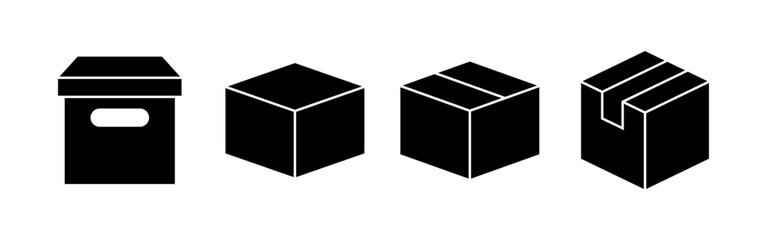 Box icon vector for web and mobile app. box sign and symbol, parcel, package