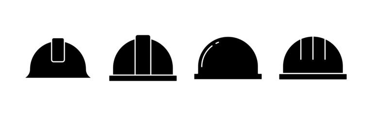 Helmet icon vector for web and mobile app. Motorcycle helmet sign and symbol. Construction helmet icon. Safety helmet