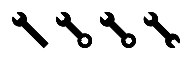 Wrench icon vector for web and mobile app. repair icon. tools sign and symbol