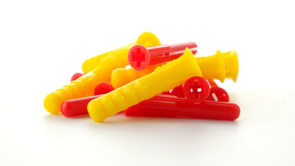 Colorful plastic dowels