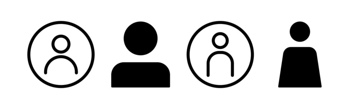 User Icon vector for web and mobile app. person sign and symbol. people icon.