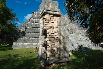 Chichen Itza is a complex of Mayan ruins on Mexico's Yucatan Peninsula. A massive step pyramid ,...