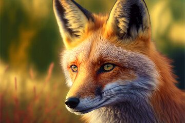 Fototapeta premium red fox portrait